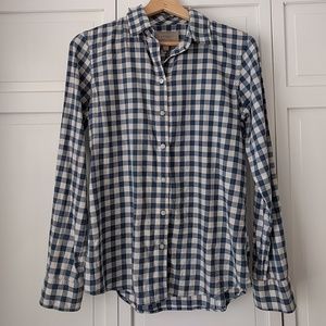 Banana Republic Gingham Soft Wash Shirt